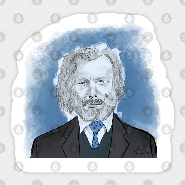 Michael Sheen - The Old Vic - Portrait Sticker by AC Salva